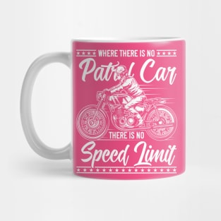 No Patrol Car Mug
